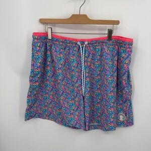 Chubbies The Spades Classic Lined Swim Trunks with a 5.5" inseam sz XXL floral